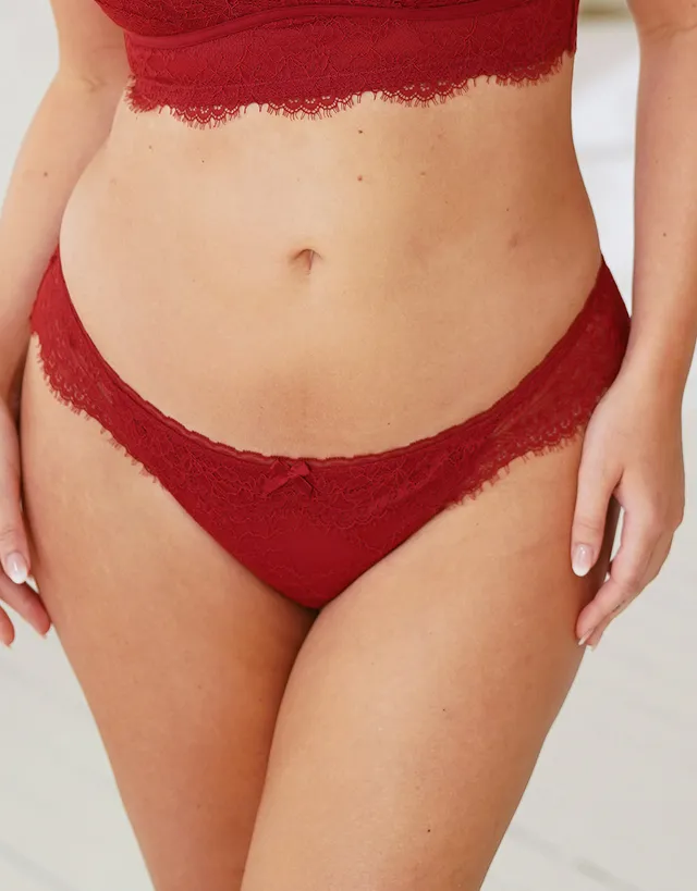sugarshape-emilia-string-burgundy-wimpernspitze-slip image 1