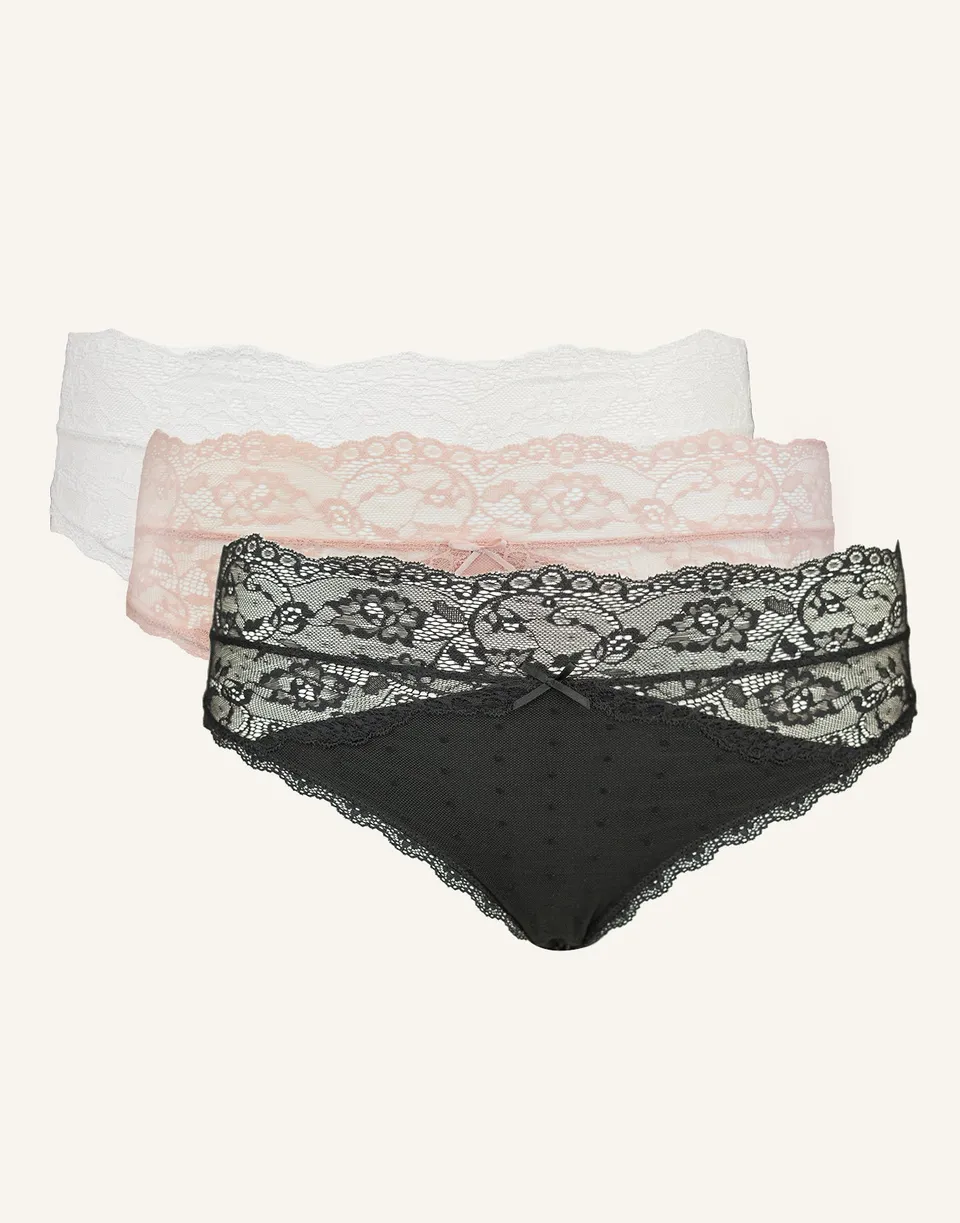 sugarshape-diamond-high-panty-set-3er-spitze-3-farben image 1
