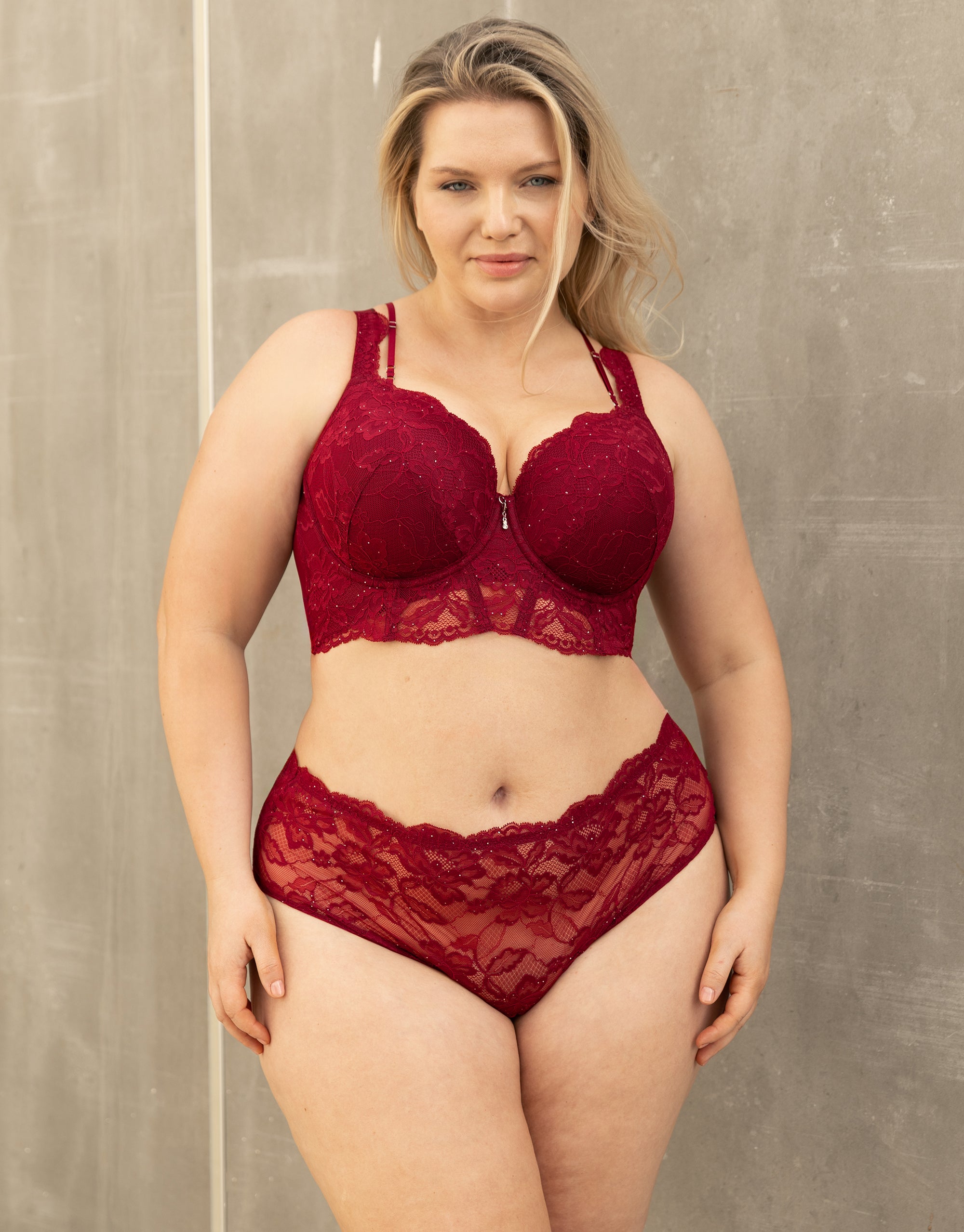 sugarshape-glam-high-panty-bordeaux-spitze-pailletten image 6