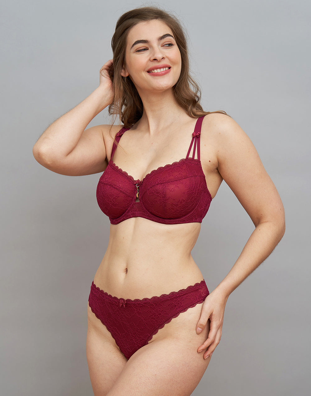 sugarshape-sienna-bordeaux-string-spitzenslip-dunkelrot image 3