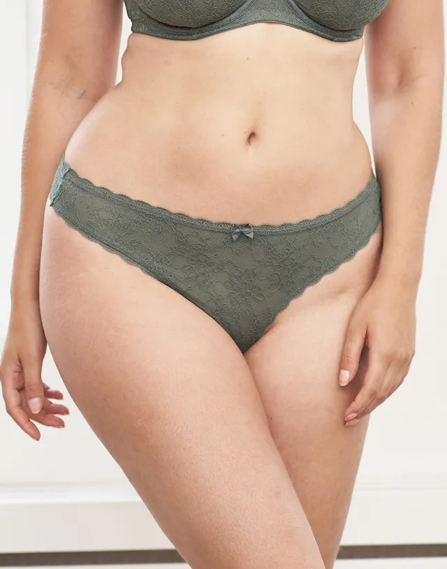 sugarshape-sienna-string-olive-spitze-bequem image 1