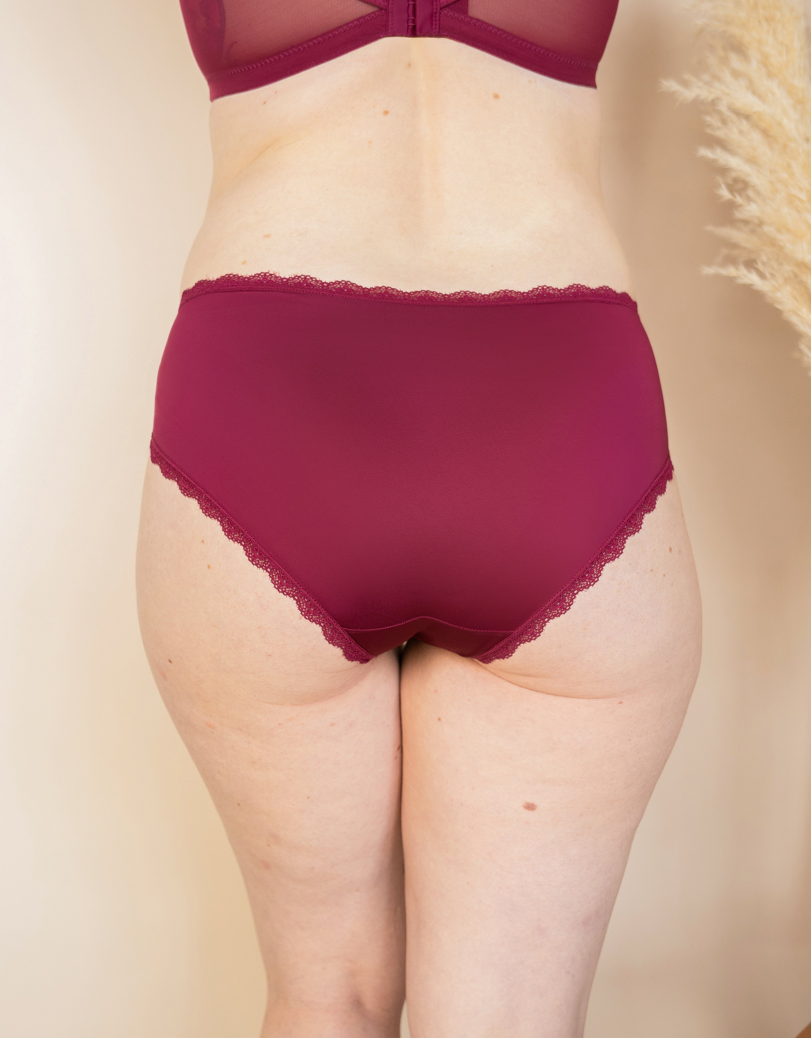 sugarshape-basic-panty-bordeaux-slip-mit-spitze-bequem image 2