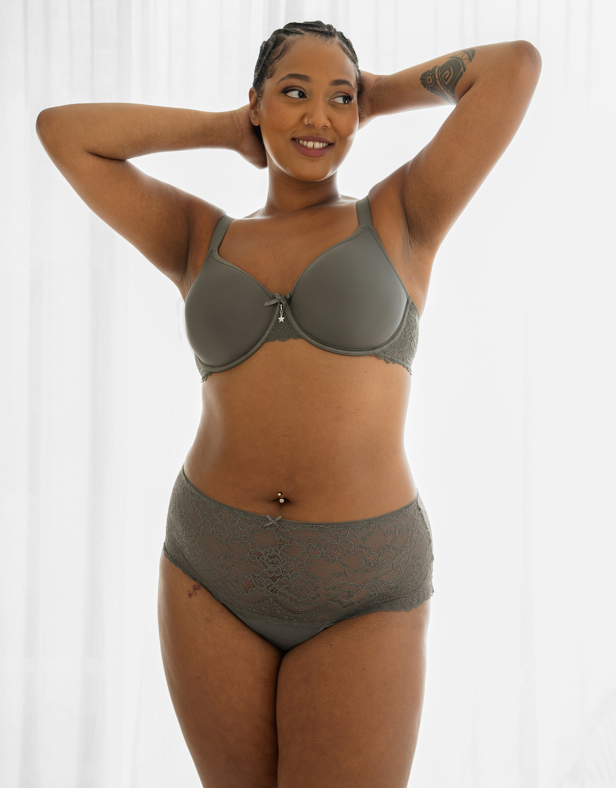 sugarshape-lace-basic-high-panty-olive-spitze image 4
