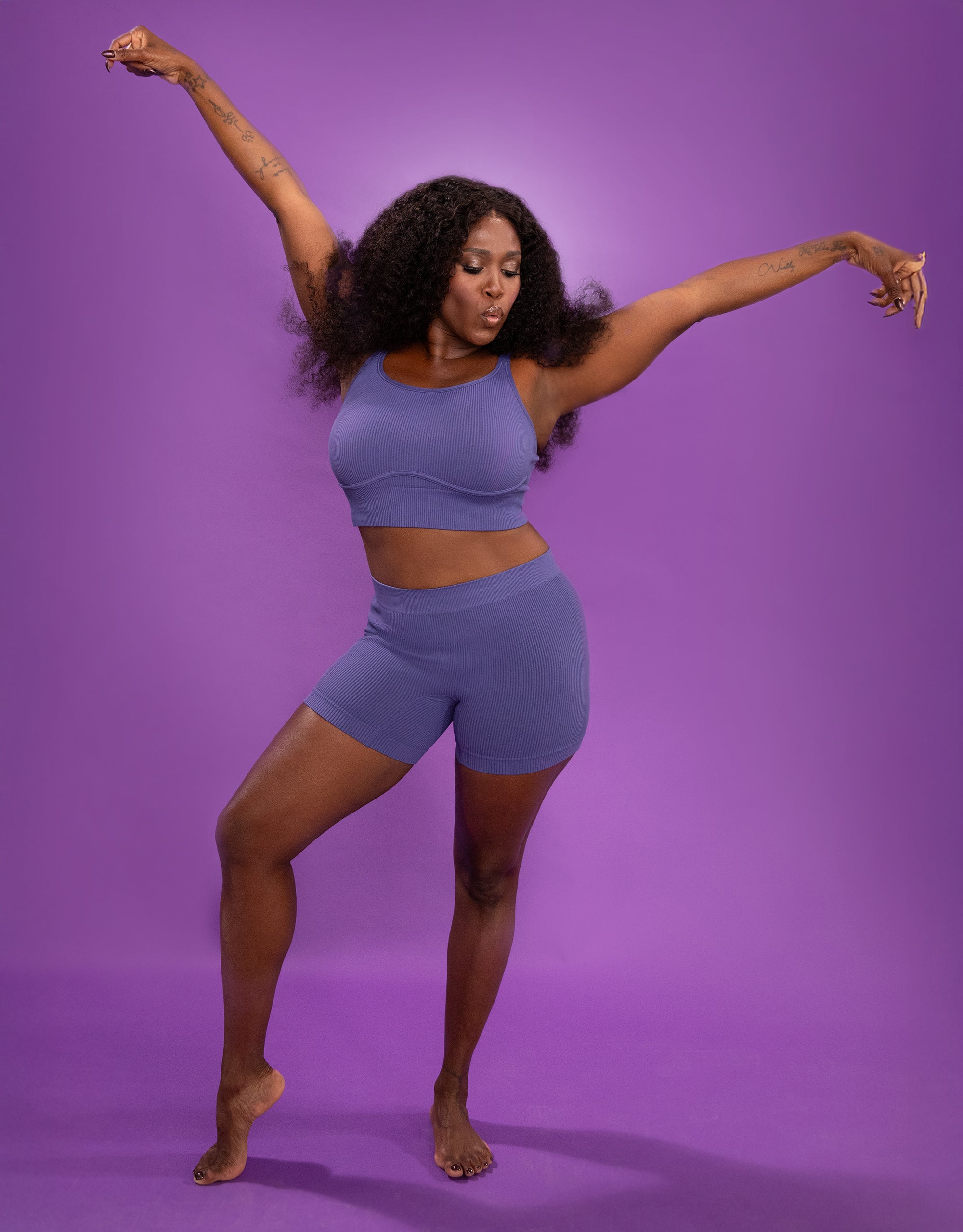 sugarshape-freeda-high-waist-shorts-storm-nahtlos image 2