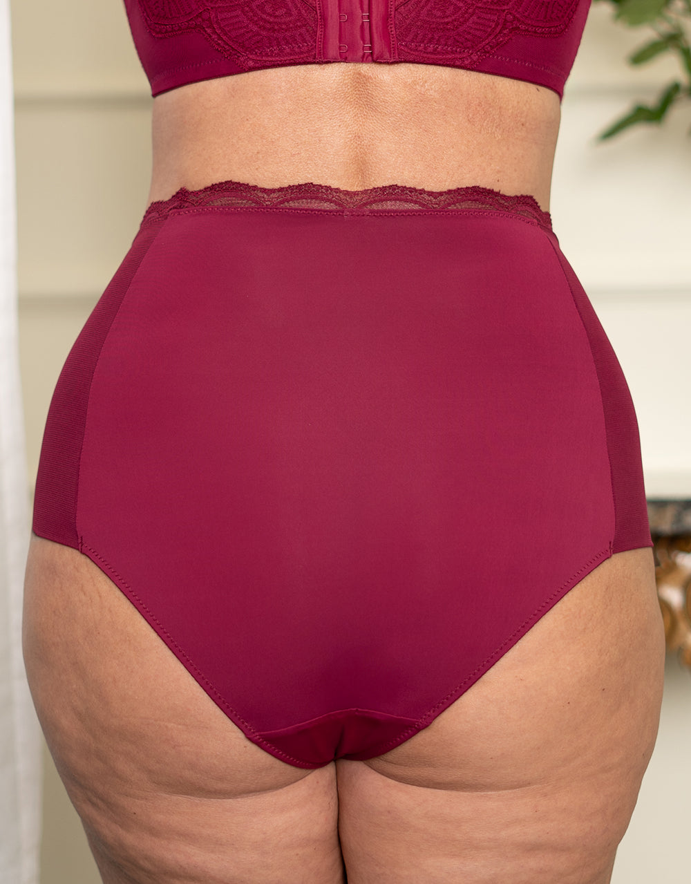 sugarshape-clara-high-waist-panty-clara-panty-bordeaux-spitze image 2