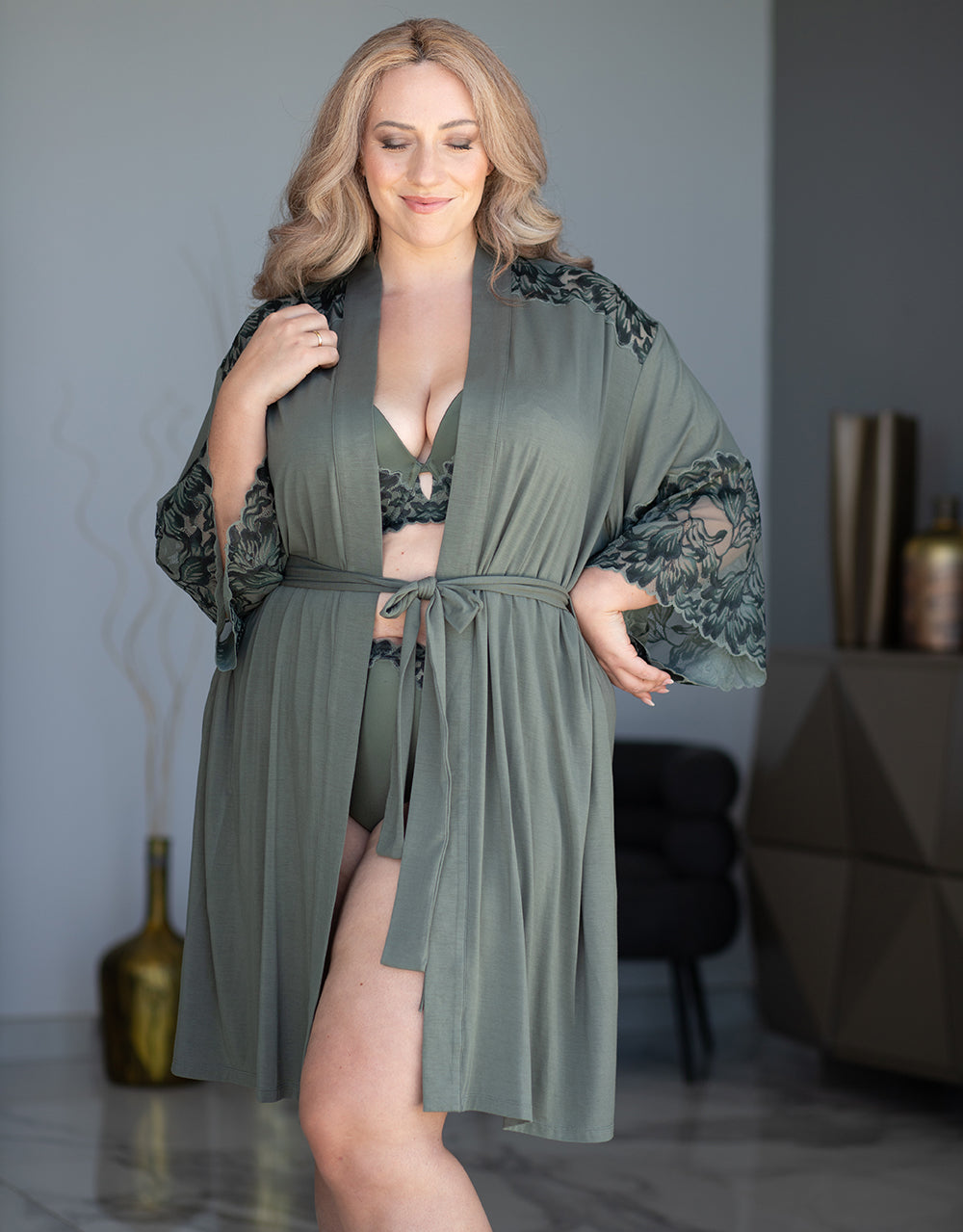 sugarshape-cha-cha-cha-kimono-olive-spitze-7-8-rmel image 4