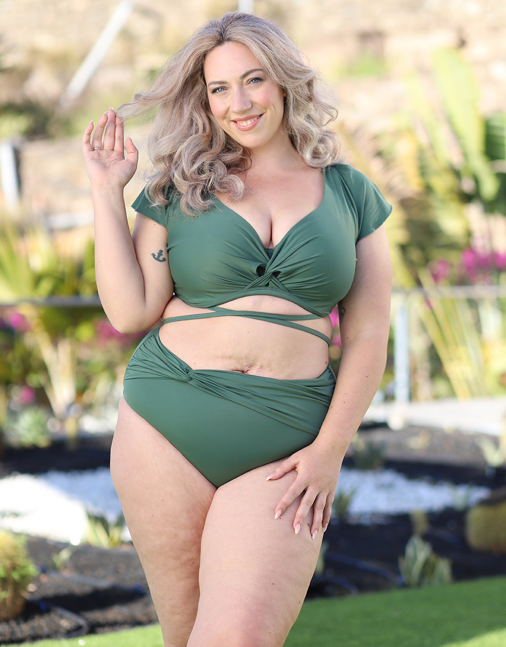 sugarshape-mambo-bikini-high-panty-olive-twist image 6