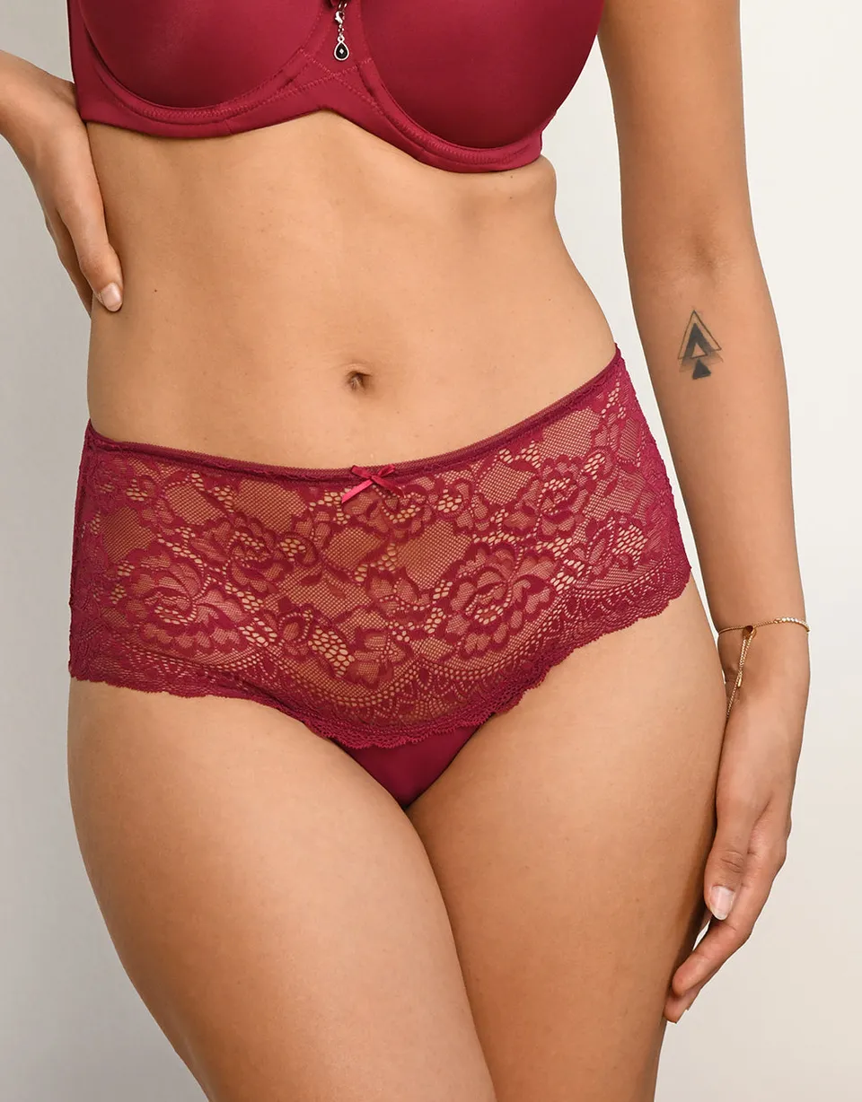 sugarshape-lace-basic-high-panty-bordeaux-spitze image 1