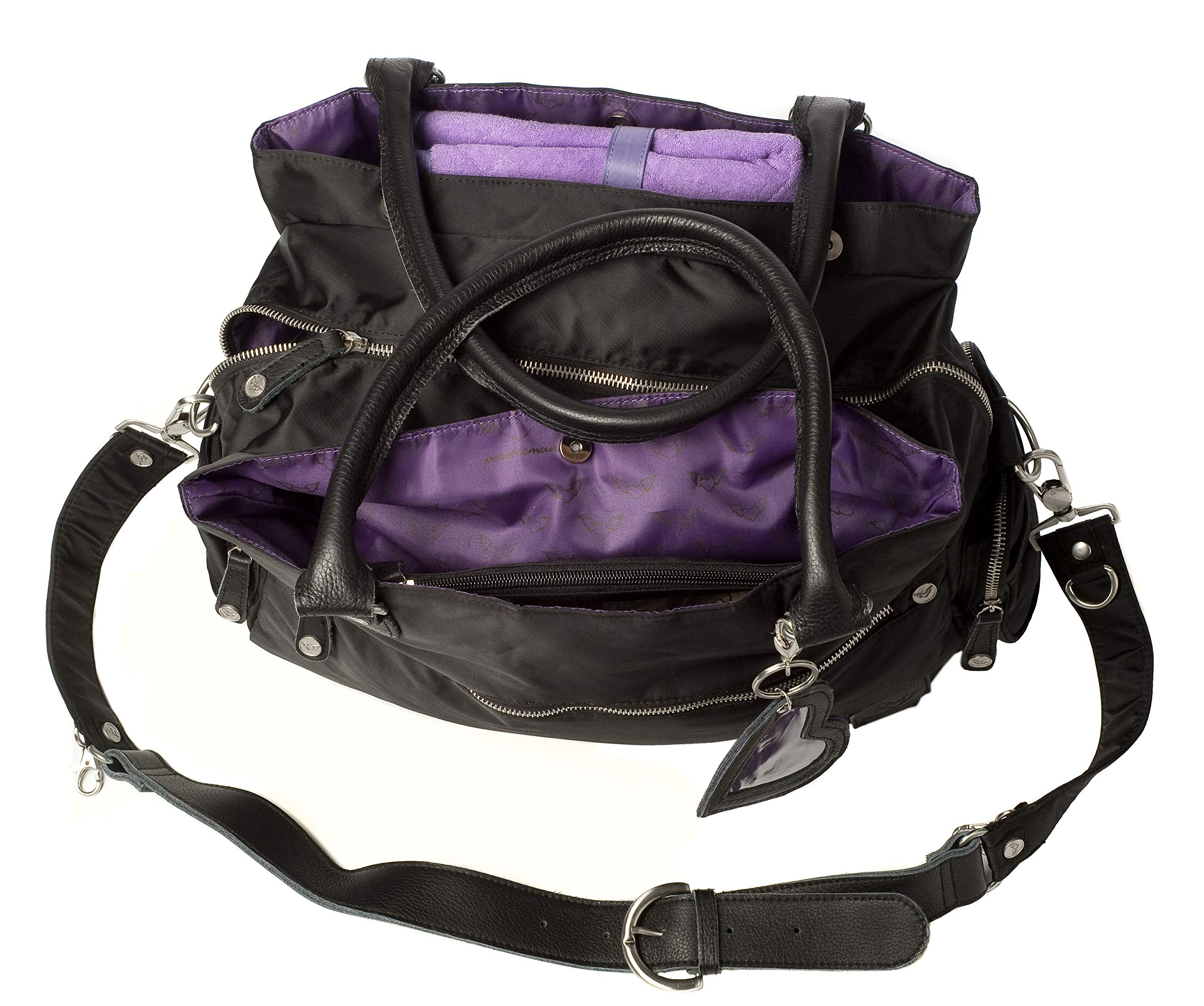 petit-amour-laila-wickeltasche-schwarz-babytasche-set image 4