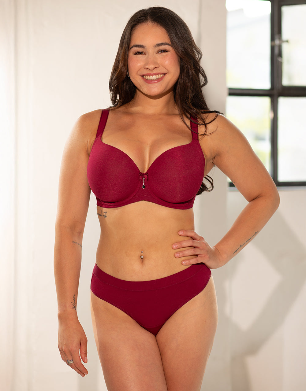 sugarshape-cozy-string-basic-bordeaux-modal image 3