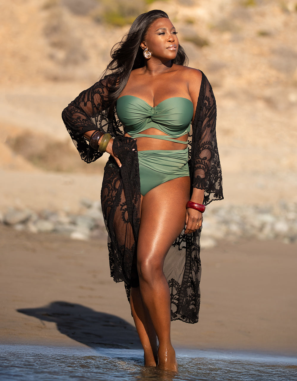 sugarshape-mambo-beach-kimono-long-black-stickerei image 1