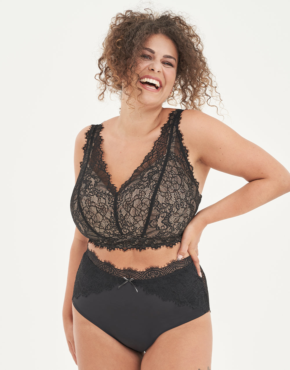 sugarshape-sophia-high-waist-panty-black-beige-spitze image 4
