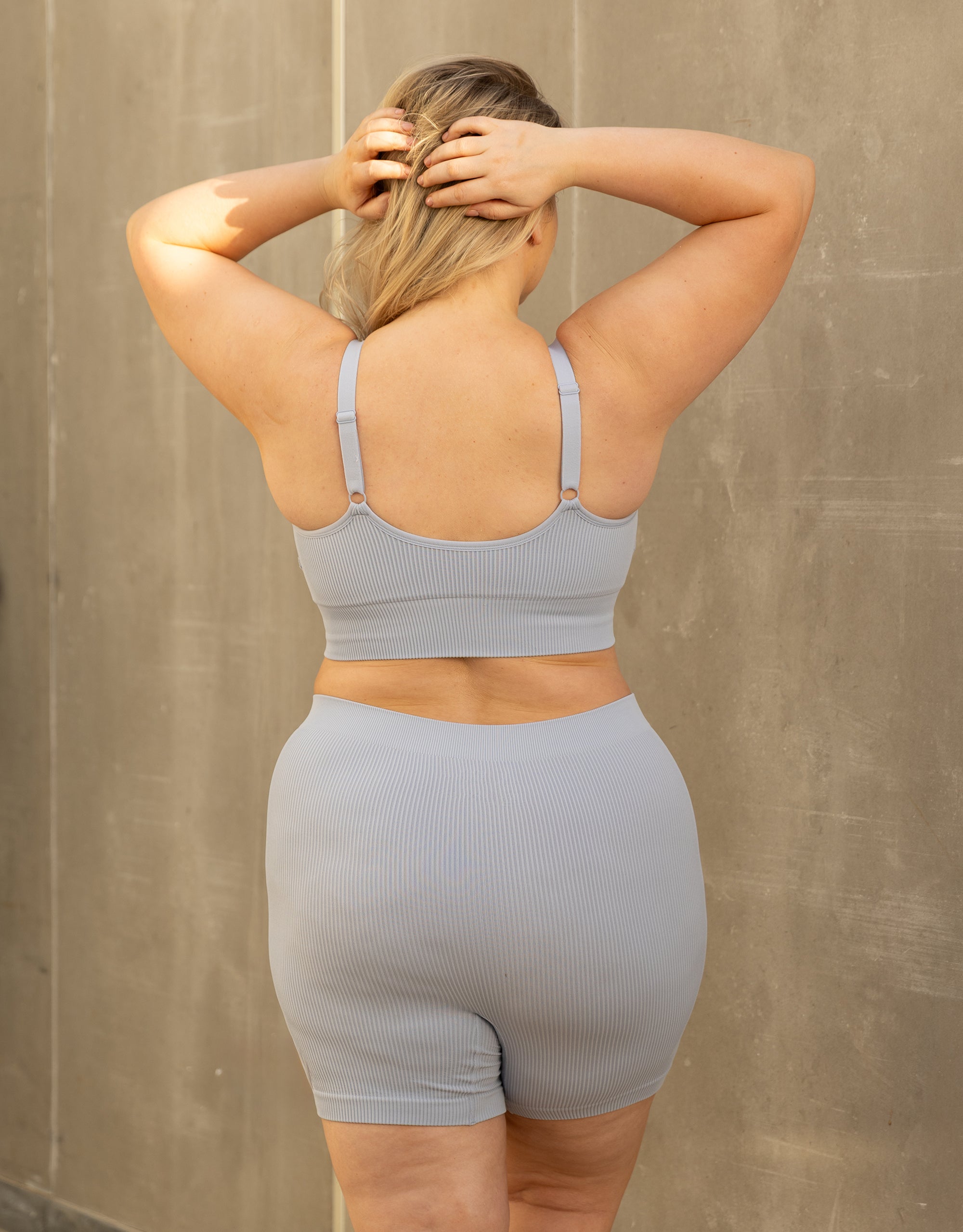 sugarshape-freeda-high-waist-shorts-iceblue-nahtlos image 6