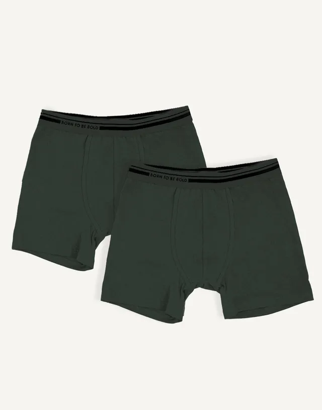 sugarshape-basic-boxershorts-set-olive-black-baumwolle image 1