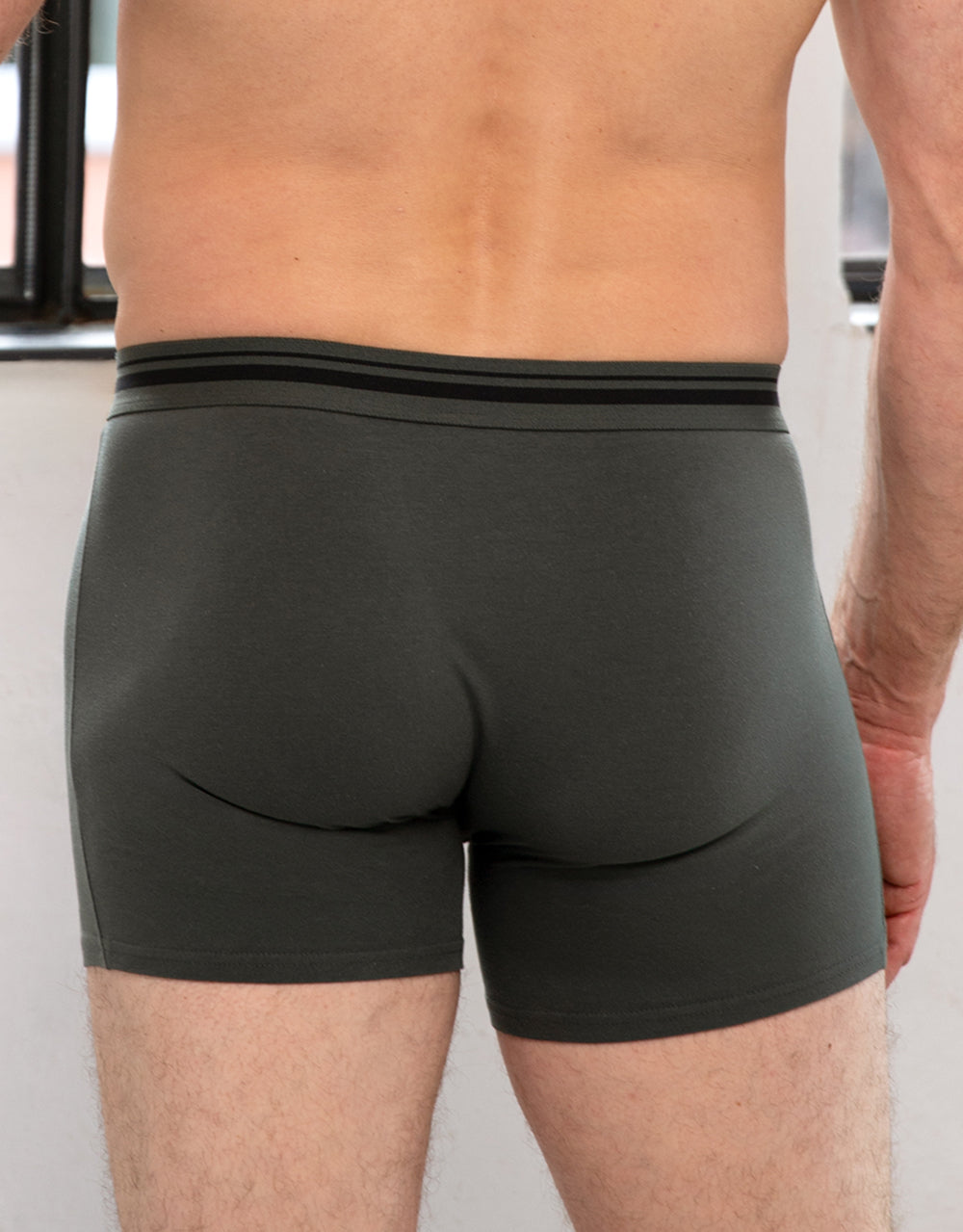 sugarshape-basic-boxershorts-set-olive-black-baumwolle image 3