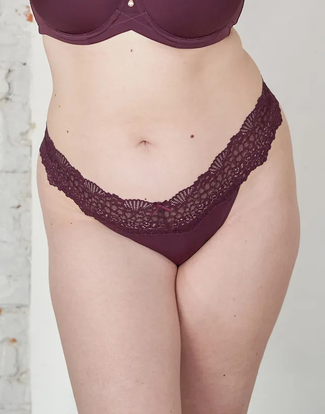 sugarshape-pure-string-lace-maroon-spitze-gr-36-50 image 1