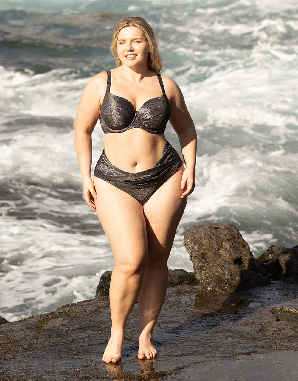sugarshape-valencia-bikini-high-panty-silber-glitzer image 6