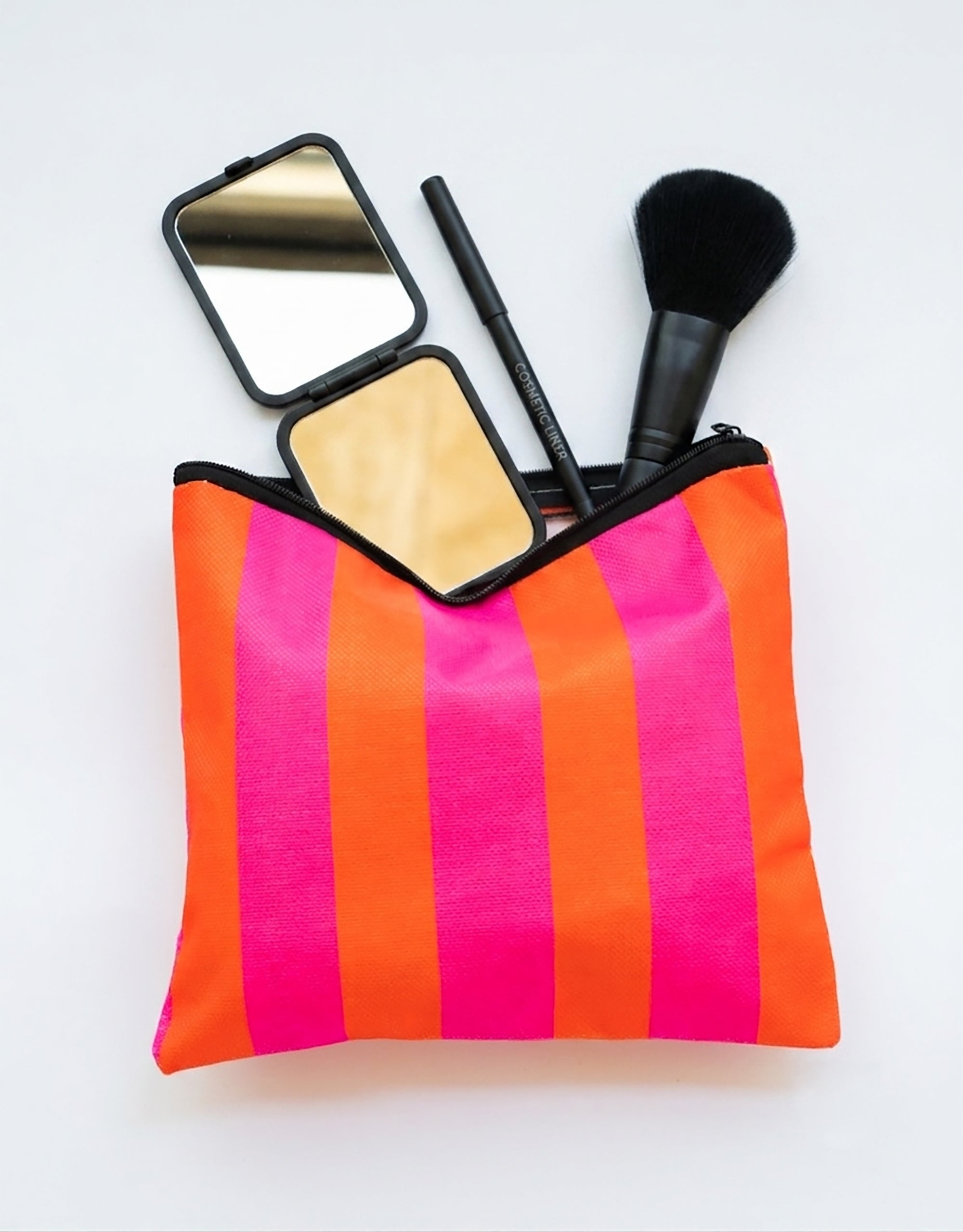 sugarshape-kosmetiktasche-streifen-orange-pink-sommer image 2