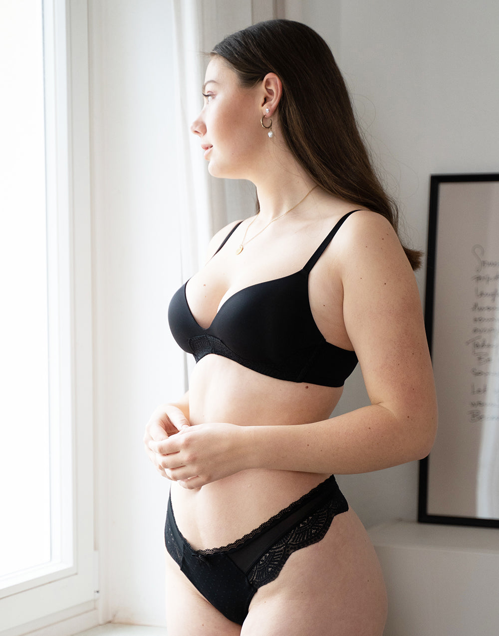 sugarshape-clara-string-black-spitzenslip-mesh-gr-36-56 image 4