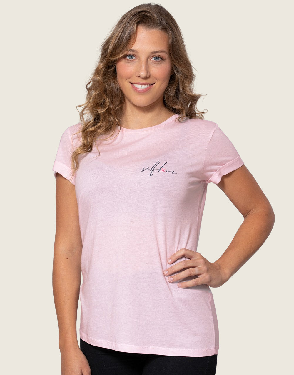 sugarshape-cozy-t-shirt-selflove-ros-print-baumwolle image 4