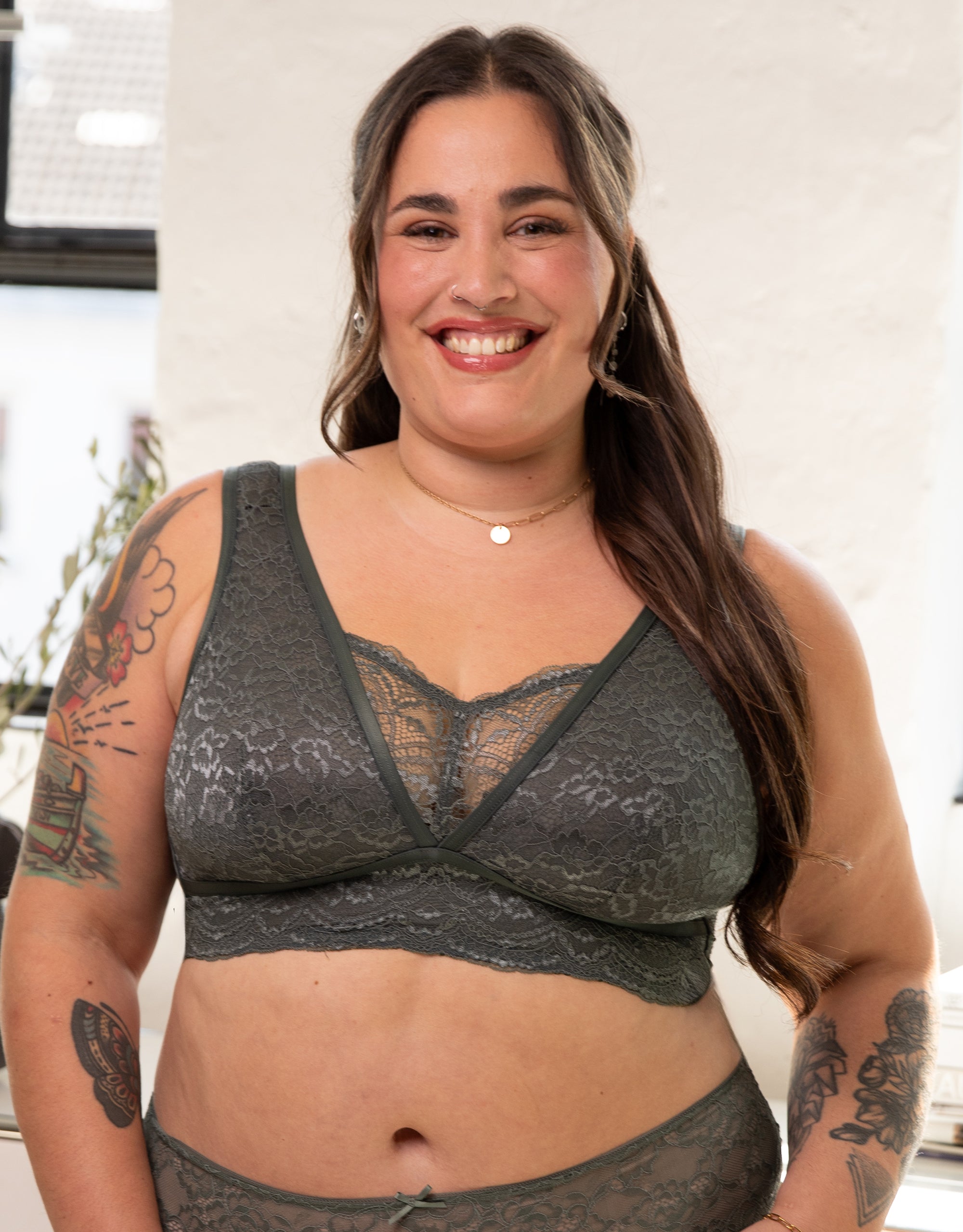 sugarshape-eliana-bralette-olive-spitzen-bralette-ohne-b-gel image 2