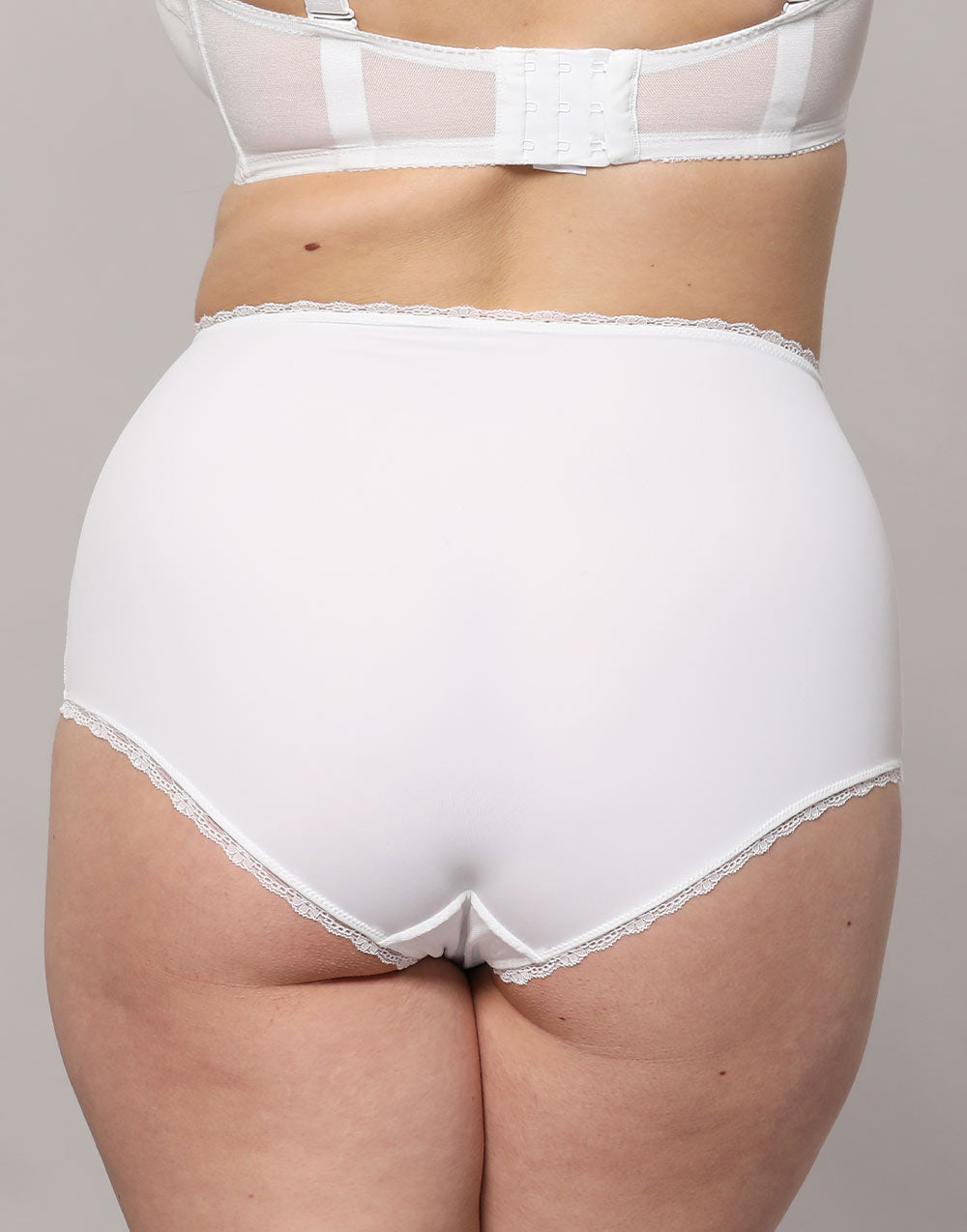 sugarshape-diamond-high-waist-panty-ivory-retro image 2