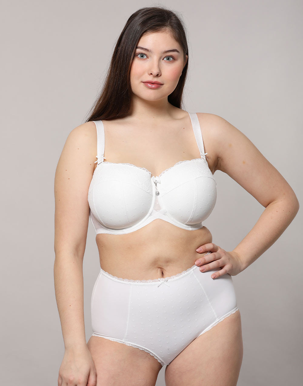 sugarshape-diamond-high-waist-panty-ivory-retro image 3