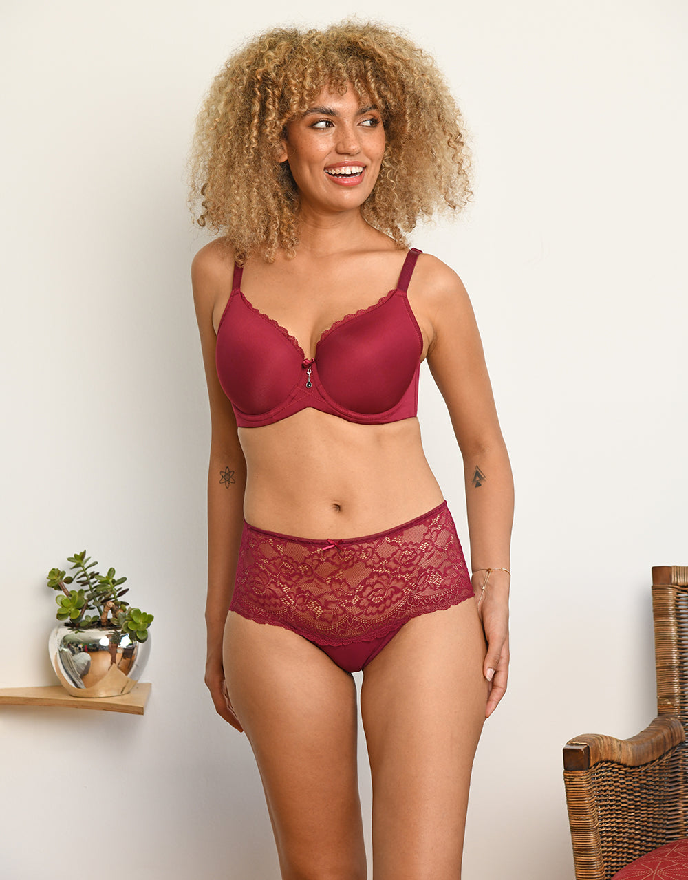 sugarshape-lace-basic-high-panty-bordeaux-spitze image 3