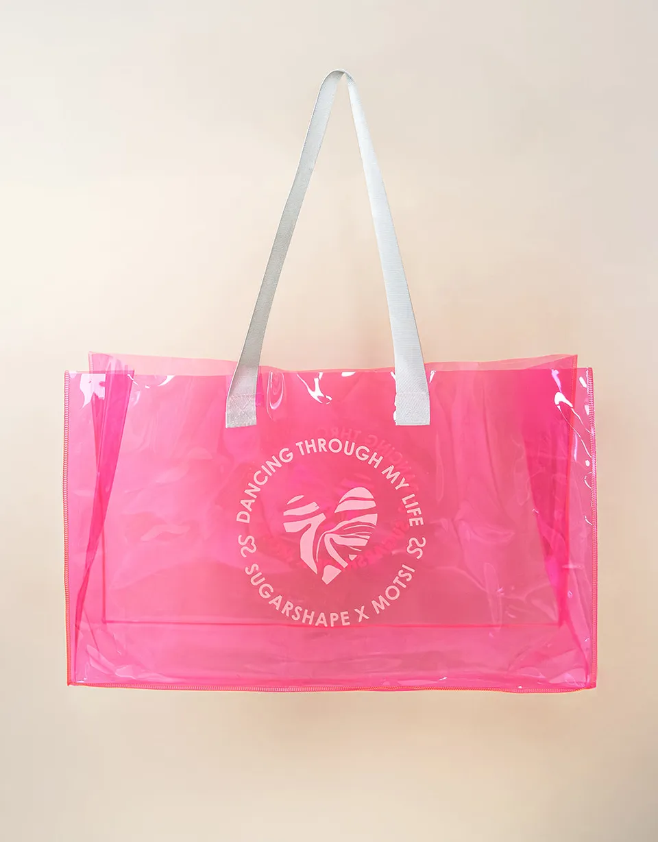 sugarshape-beach-bag-strandtasche-transparent-shopper image 1