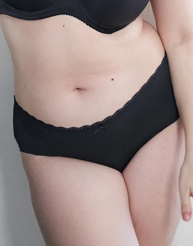 sugarshape-pure-panty-basic-black-slip-schwarz-spitze image 1
