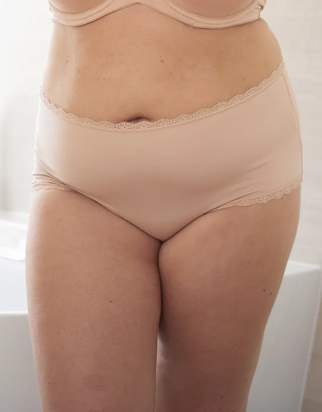 sugarshape-basic-high-panty-slip-cappuccino-spitze image 1