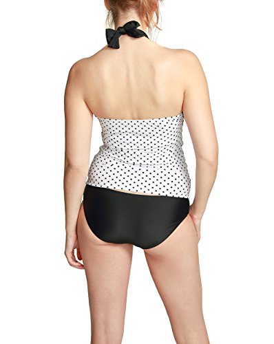 petit-amour-amelie-umstandstankini-schwarz-wei-m-punkte image 7