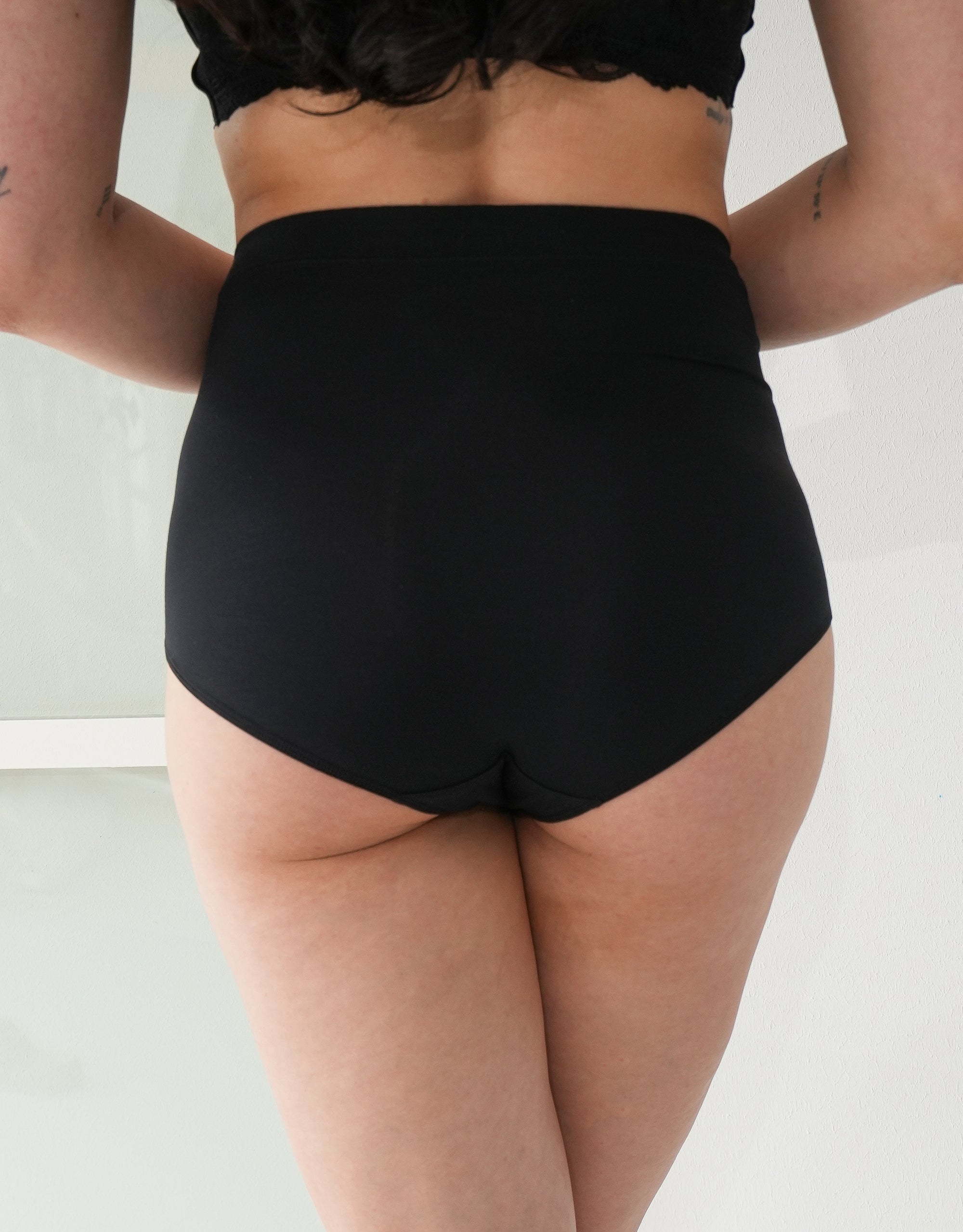 sugarshape-cozy-basic-high-waist-panty-black-modal image 2