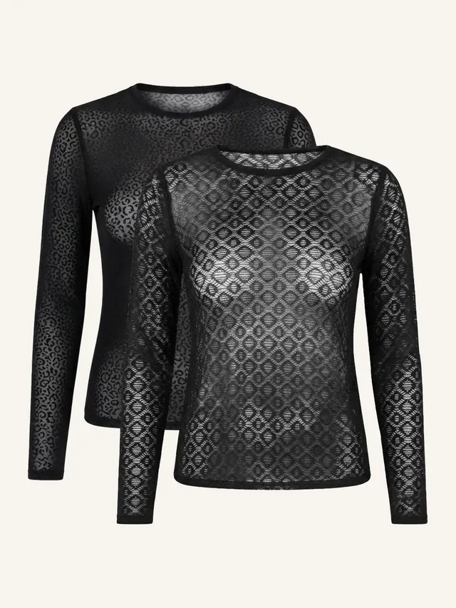 sugarshape-jive-langarmshirt-set-2x-geo-leo-black image 1