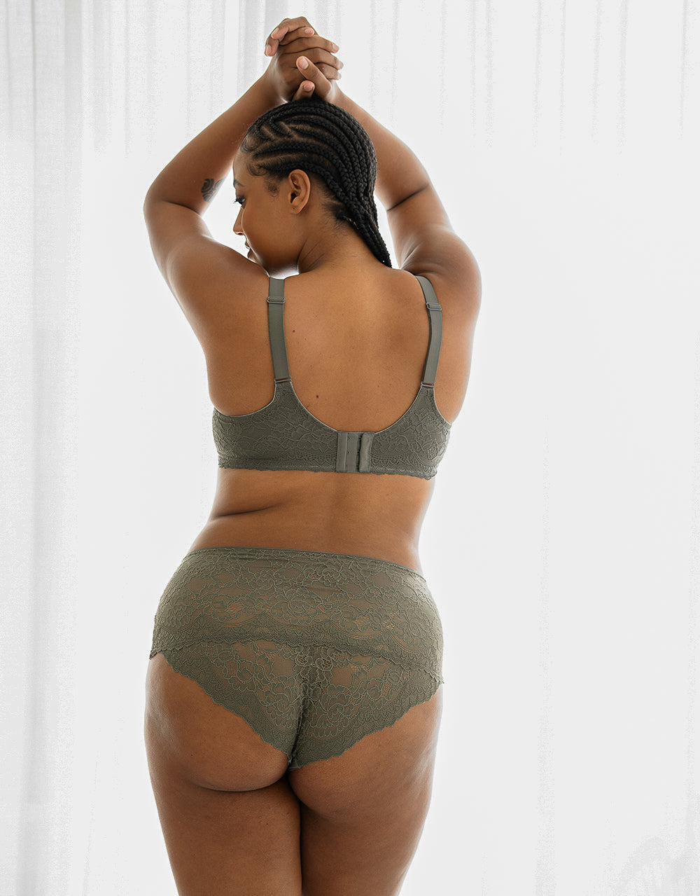 sugarshape-lace-basic-high-panty-olive-spitze-2 image 5
