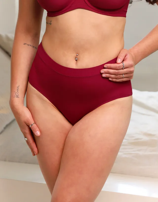 sugarshape-cozy-high-panty-bordeaux-basic-modal image 1