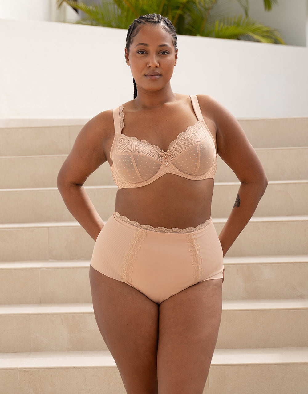 sugarshape-clara-high-waist-panty-slip-cappuccino-spitze image 3