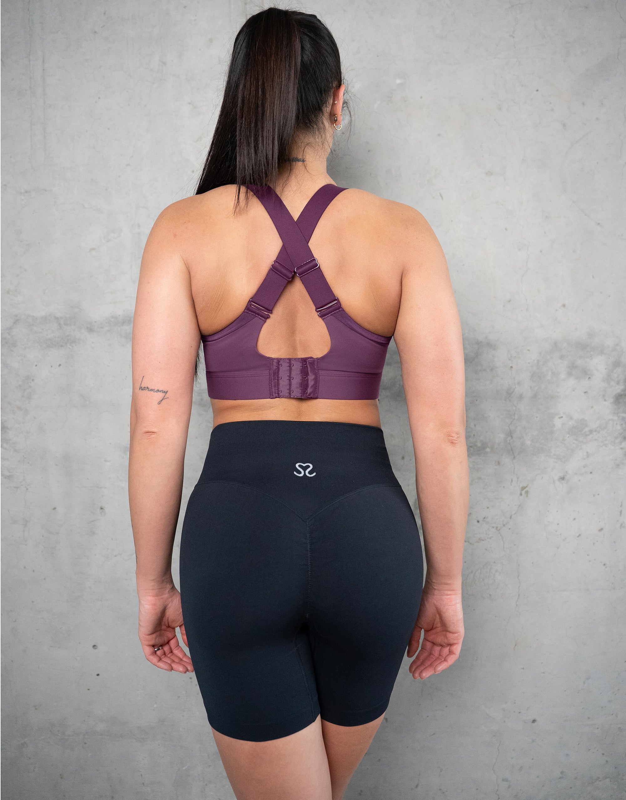 sugarshape-shapey-high-waist-shorts-black-scrunch-nahtlos image 4