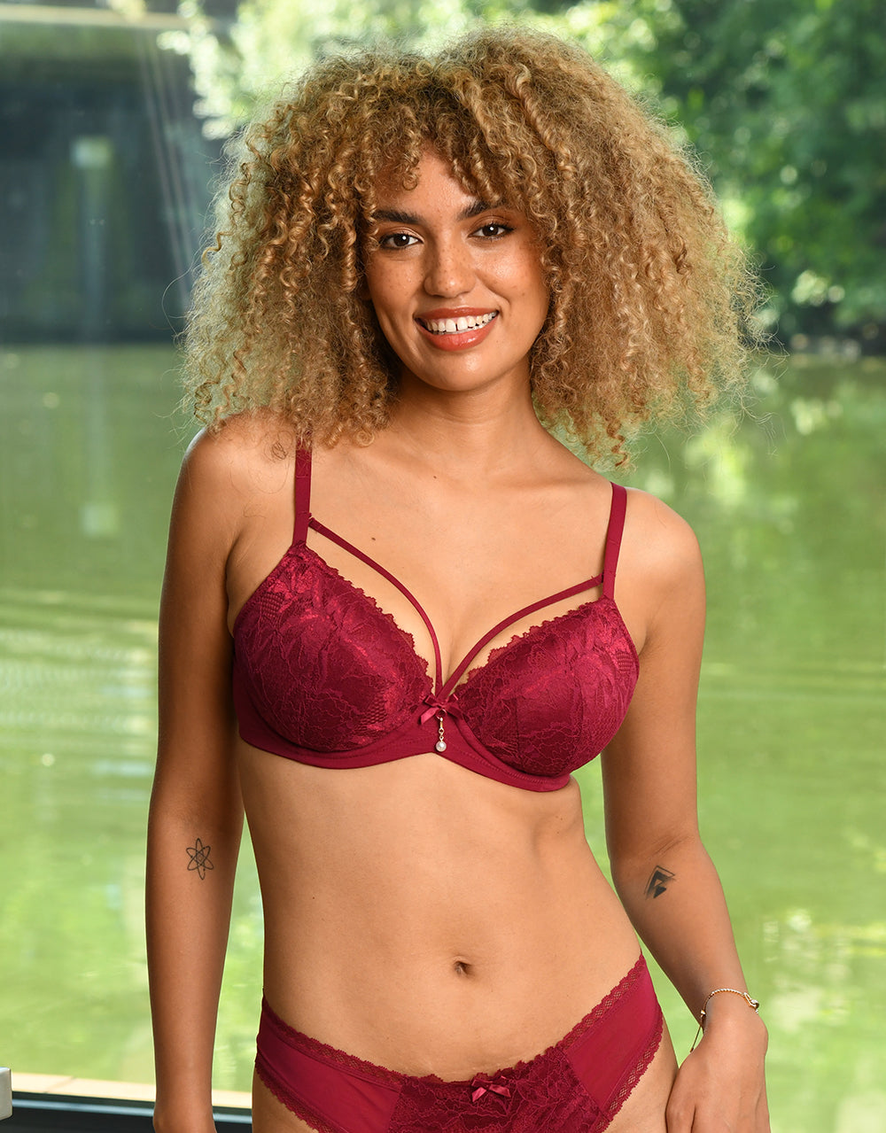 sugarshape-vienna-strappy-plunge-bh-bordeaux-gro-e-gr-en image 2