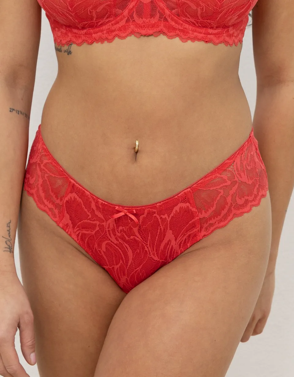 sugarshape-cariba-hibiscus-panty-spitze-halbtransparent image 1
