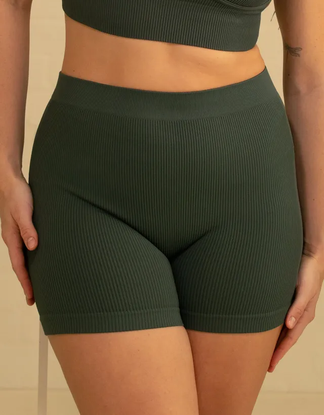 sugarshape-freeda-high-waist-shorts-olive-ripp image 1