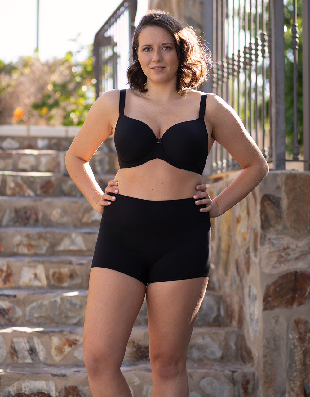 sugarshape-basic-high-waist-shorts-slip-black-safety image 3