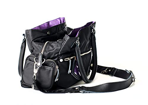 petit-amour-laila-black-wickeltaschen-set-nylon-leder-schwarz image 8