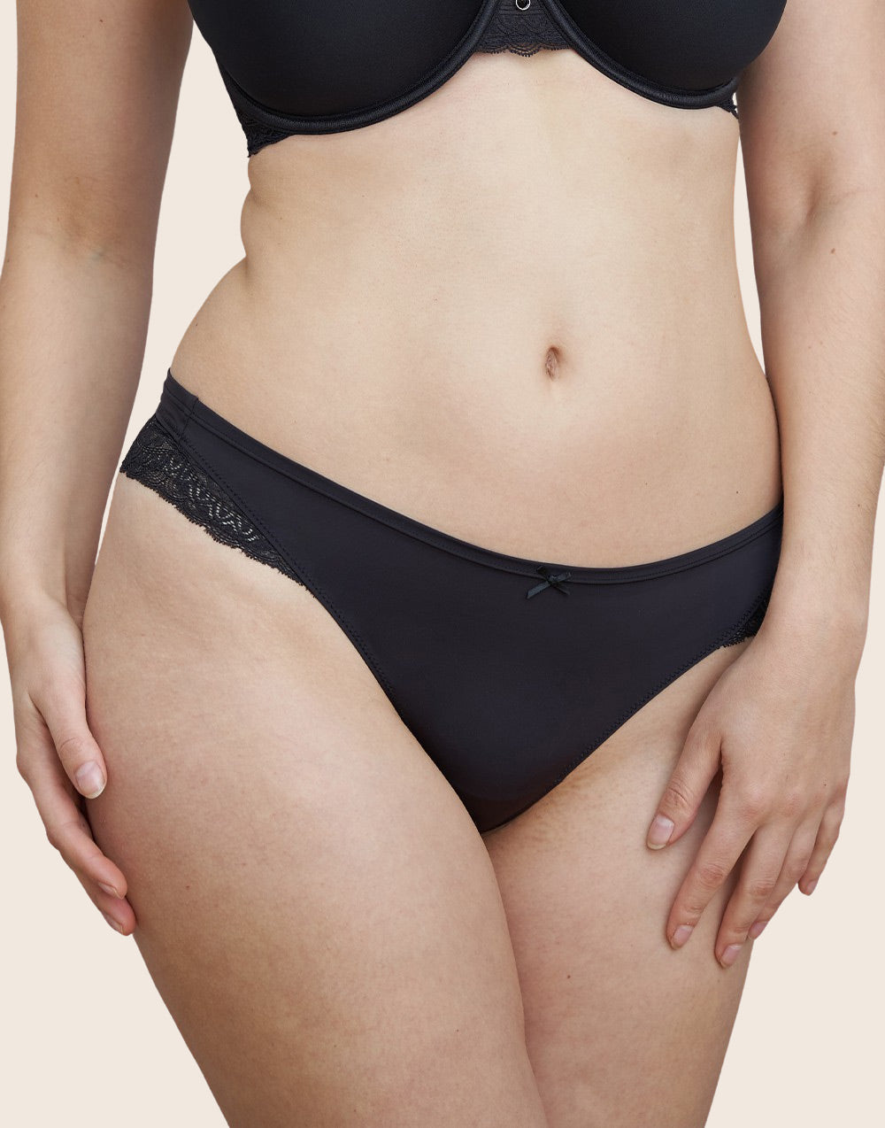sugarshape-lucy-string-tanga-schwarz-spitze-mit-schleife image 1