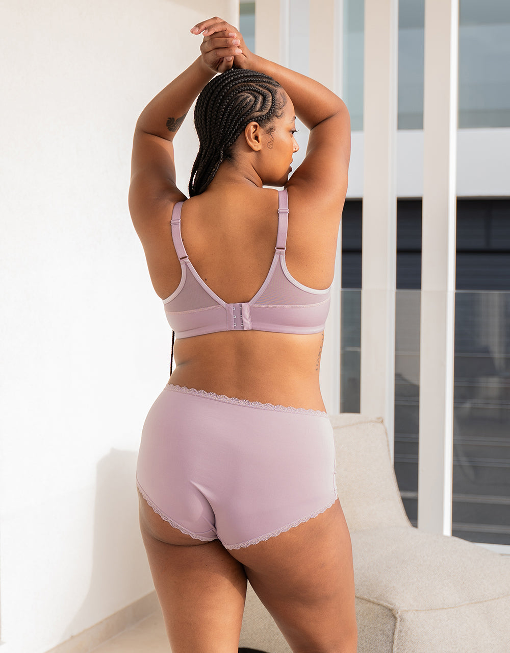 sugarshape-basic-high-panty-violetgrey-slip-hoher-schnitt image 8