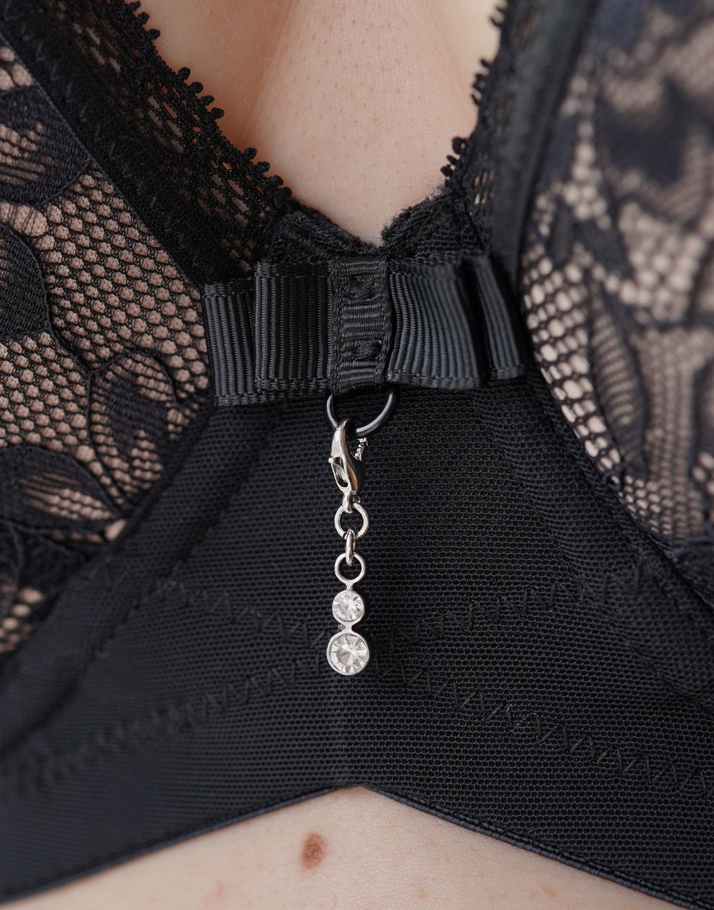 sugarshape-double-diamond-bra-charm-bh-anh-nger-silber image 2